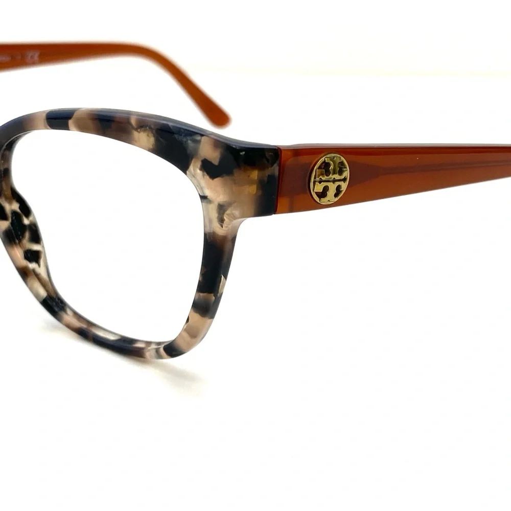 Tory Burch Square Pearl Brown Tortoise/Havana Eyeglasses Frame TY2079 1682